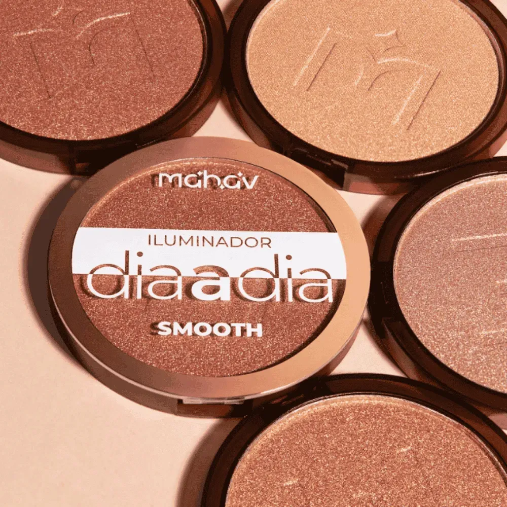 Iluminador em Pó Compacto Dia a Dia Mahav