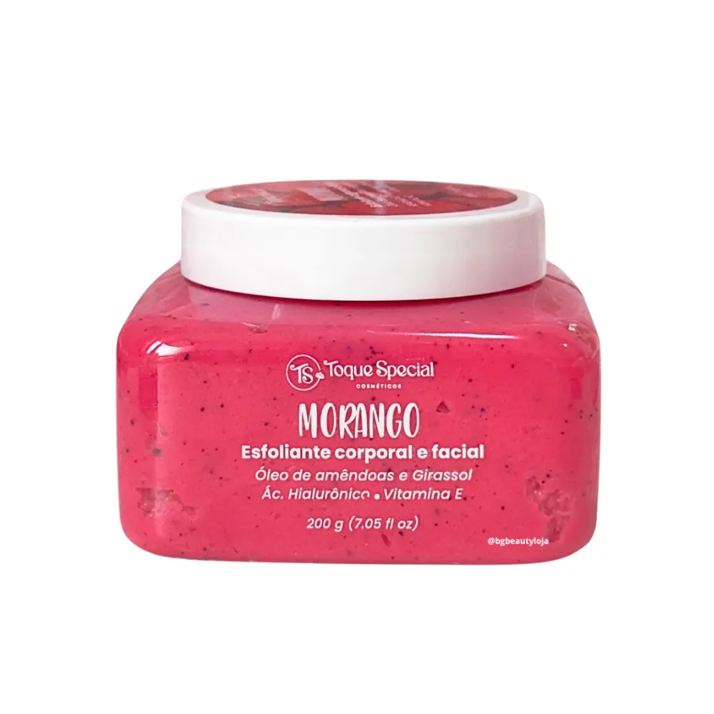 Esfoliante Corpo e Rosto - Morango